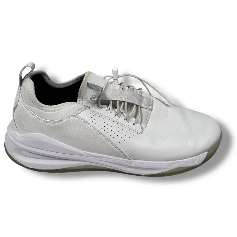 Clove Classic Nursing Shoes Mens 8.5 Womens 10 White Lace Medical Sneakers CL019